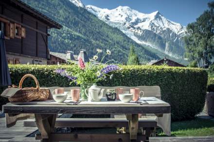 Location Chalet Chamonix · Terrasse · Location Paccard by Hermitage