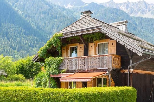 Location Maison Chamonix · Extérieur Chalet · Location Paccard by Hermitage