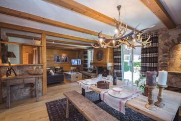 Location Chalet Chamonix · Salle à manger · Location Paccard by Hermitage